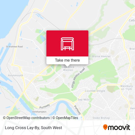 Long Cross Lay-By map