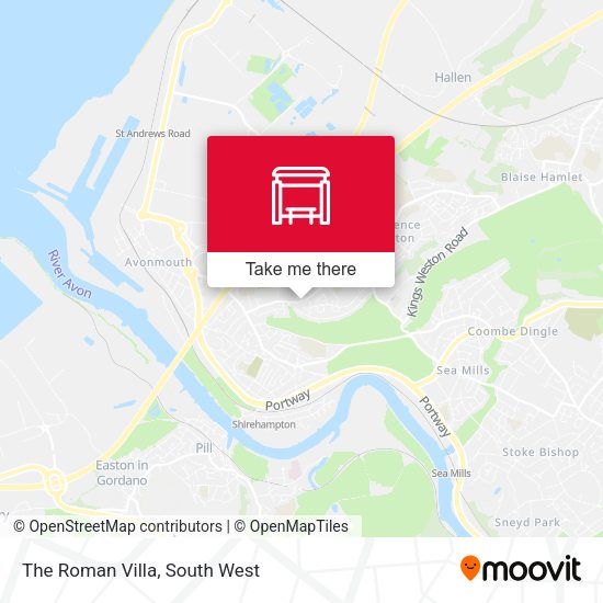 The Roman Villa map