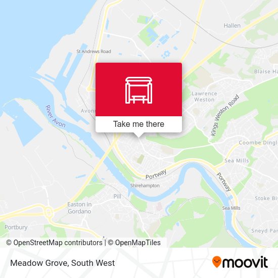 Meadow Grove map