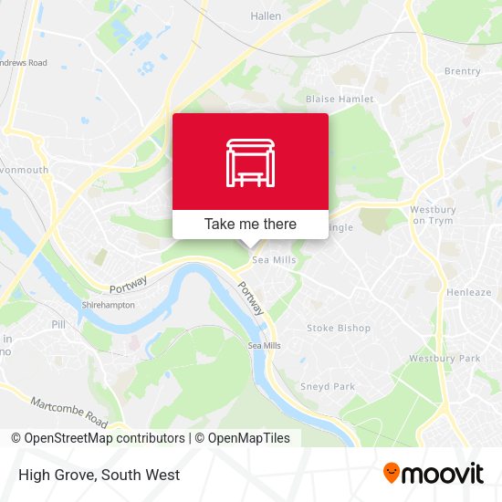 High Grove map