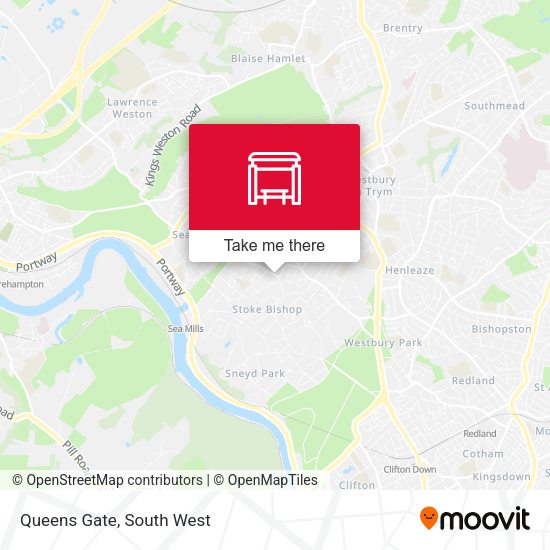 Queens Gate map