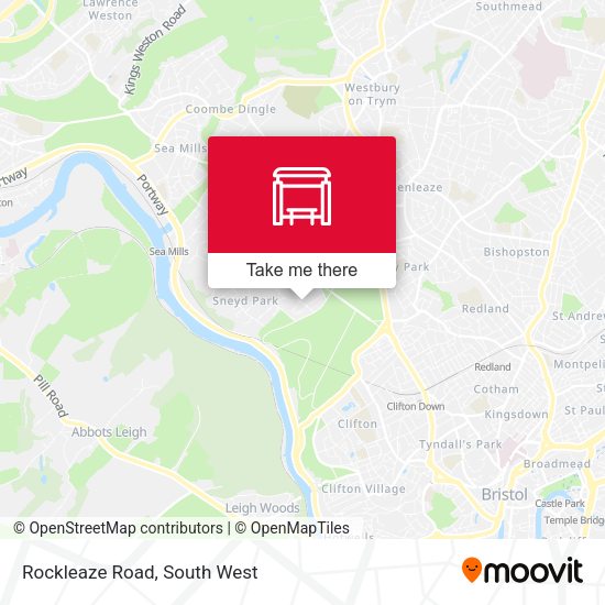 Rockleaze Road map