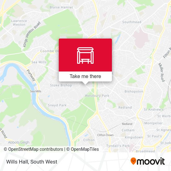 Wills Hall map