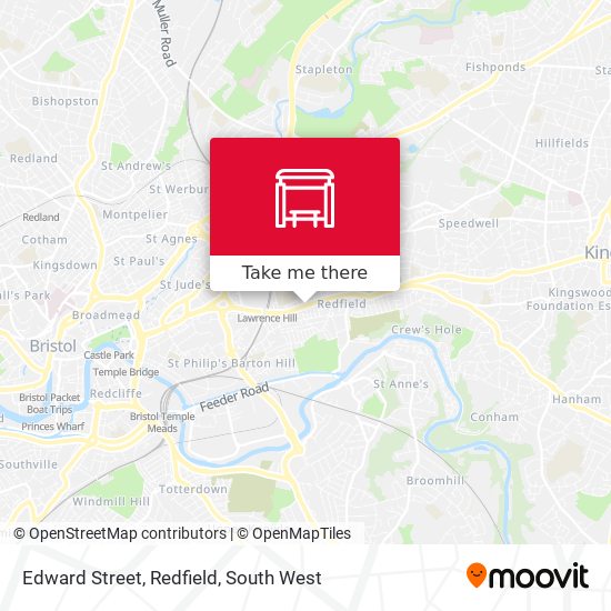 Edward Street, Redfield map