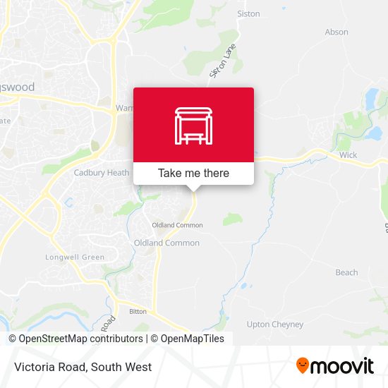 Victoria Road map