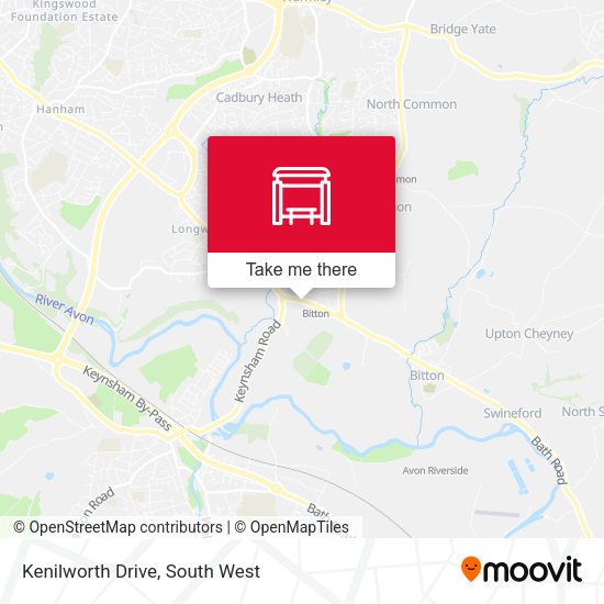 Kenilworth Drive map