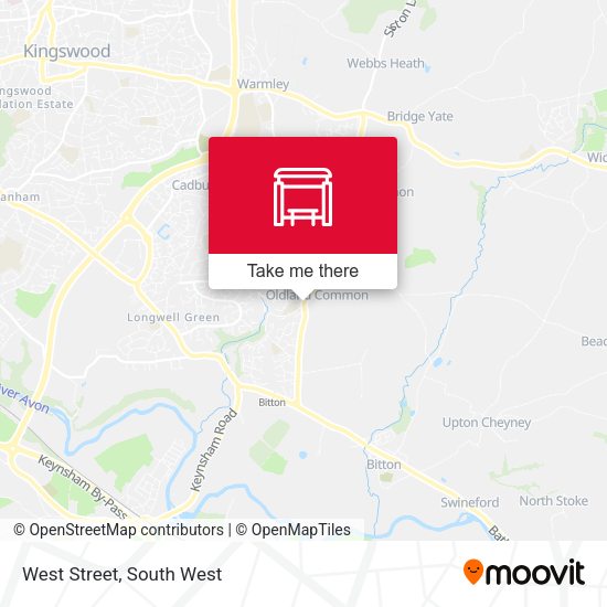 West Street map