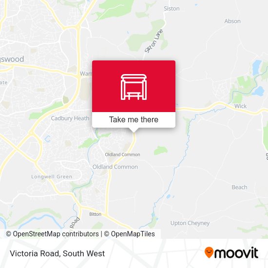 Victoria Road map