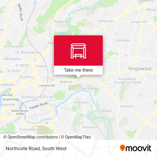 Northcote Road map