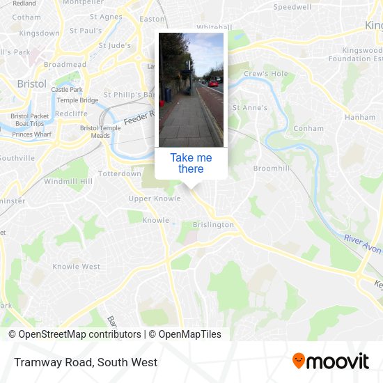 Tramway Road map