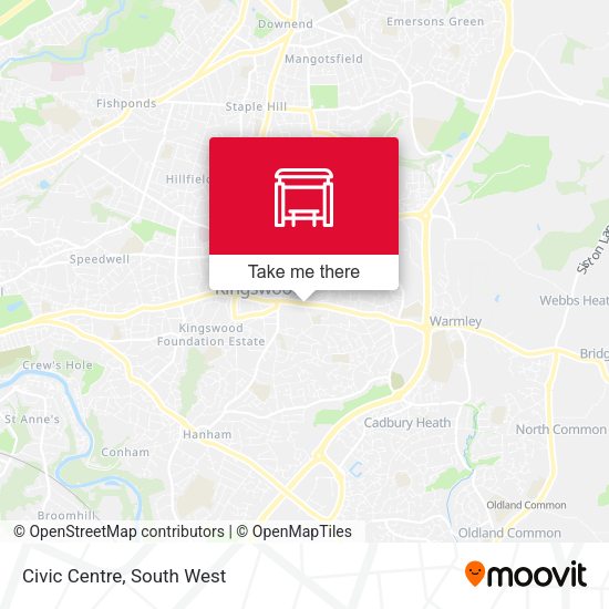 Civic Centre map