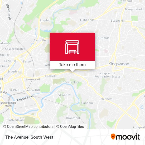 The Avenue map