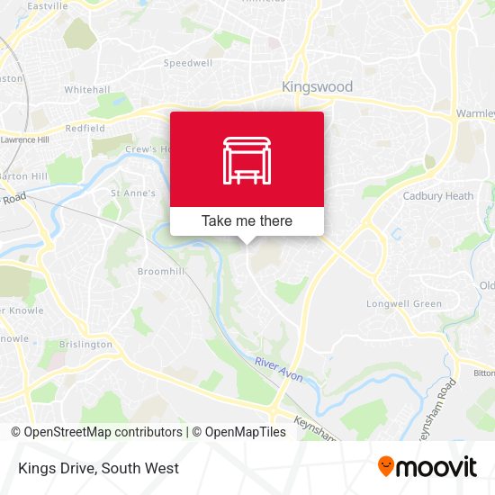 Kings Drive map