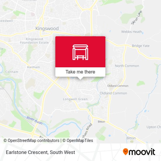Earlstone Crescent map