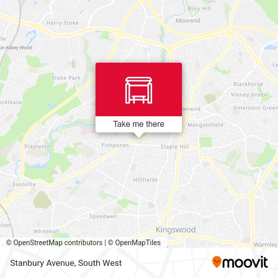 Stanbury Avenue map
