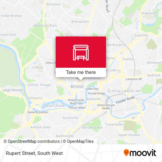 Rupert Street map