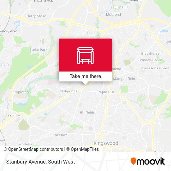 Stanbury Avenue map