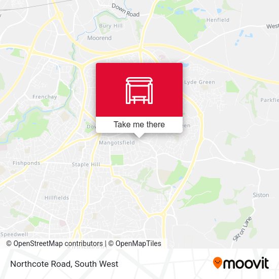 Northcote Road map