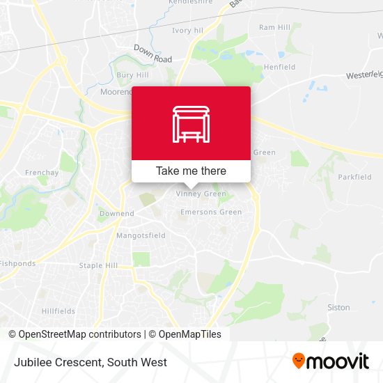 Jubilee Crescent map