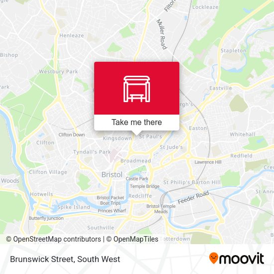 Brunswick Street map