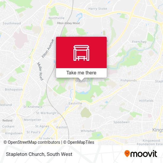 Stapleton Church map