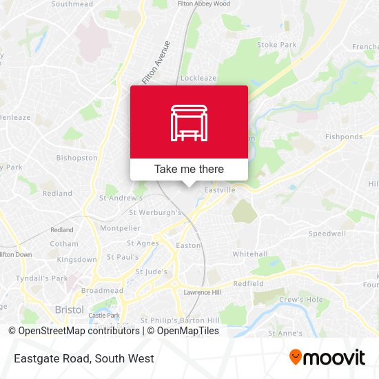 Eastgate Road map