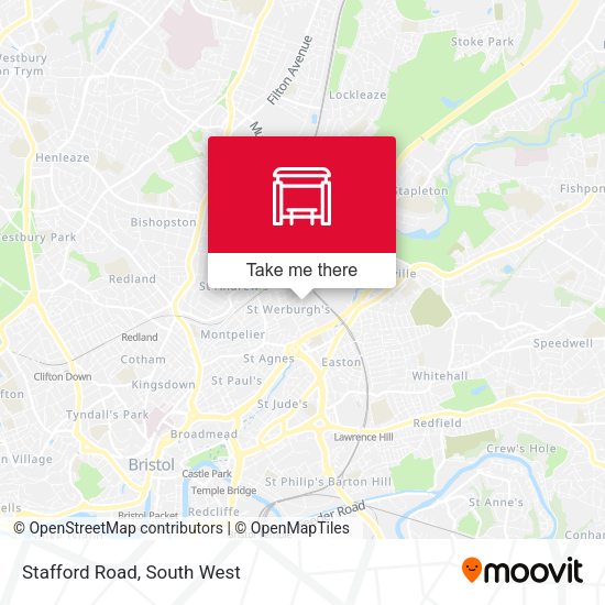 Stafford Road map
