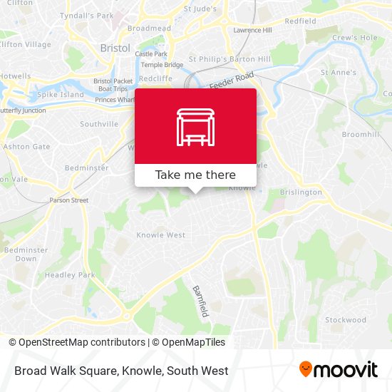 Broad Walk Square, Knowle map