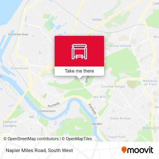 Napier Miles Road map