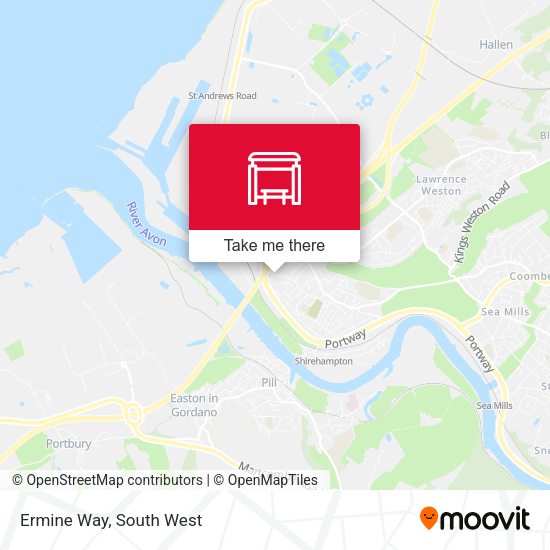 Ermine Way map
