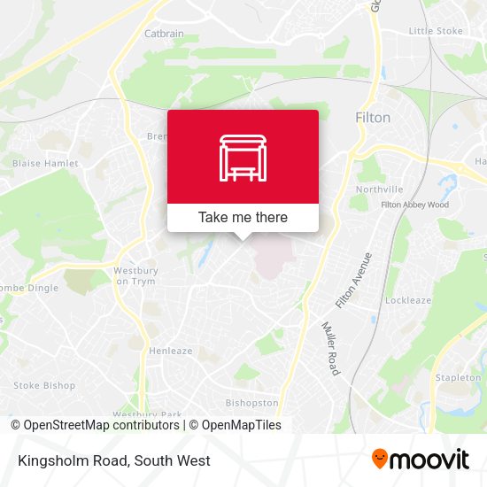 Kingsholm Road map
