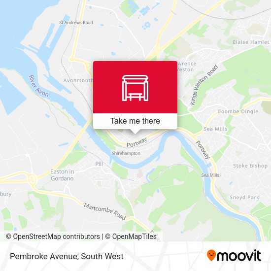 Pembroke Avenue map