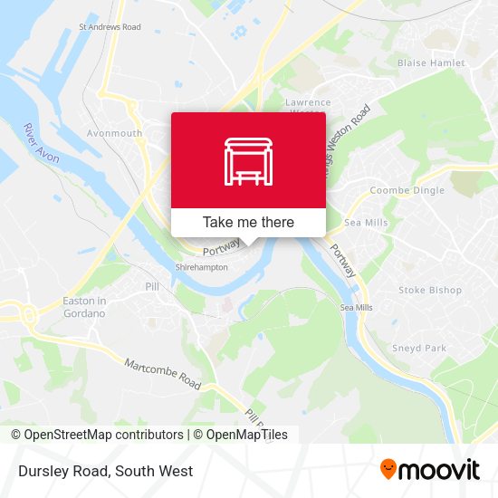 Dursley Road map
