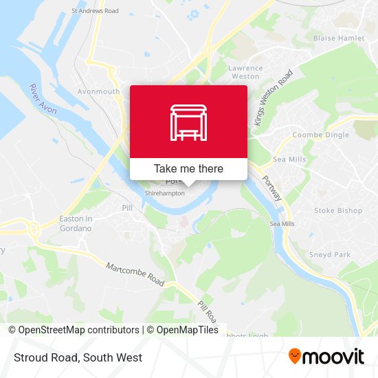 Stroud Road map