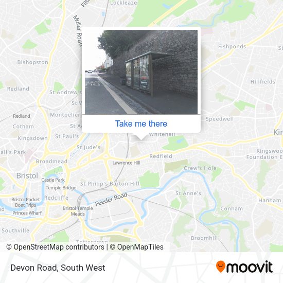 Devon Road map
