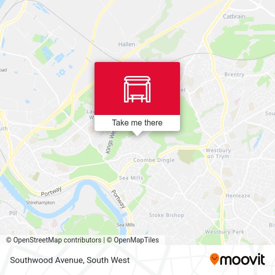 Southwood Avenue map