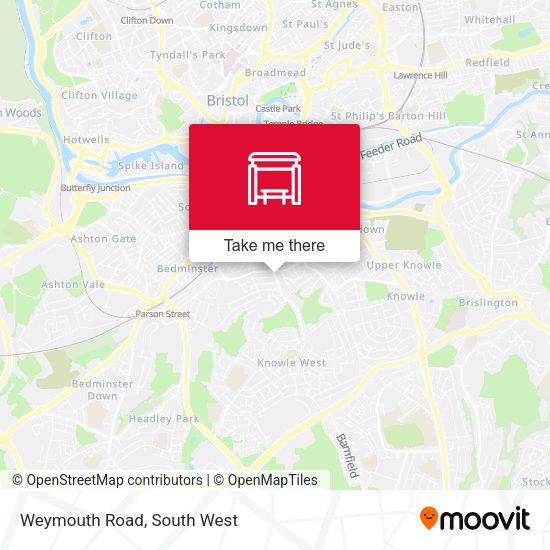 Weymouth Road map