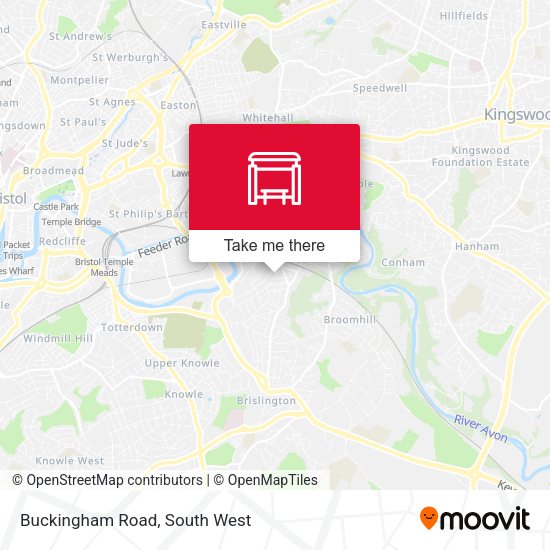 Buckingham Road map