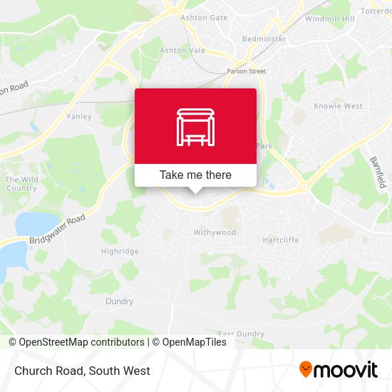 Church Road map