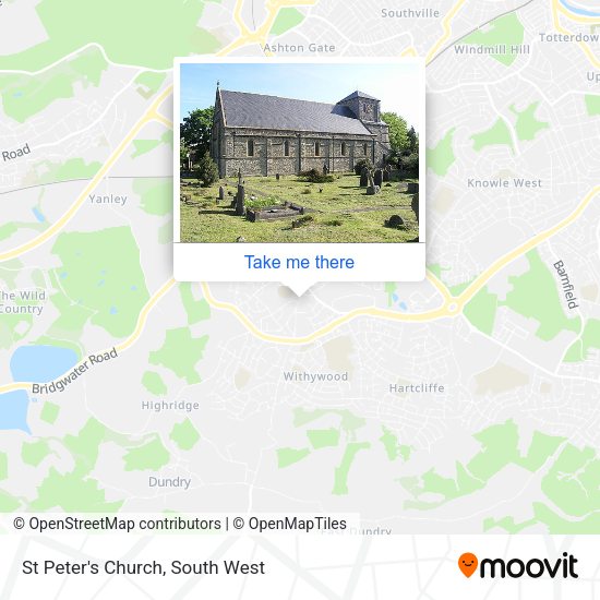 St Peter's Church map