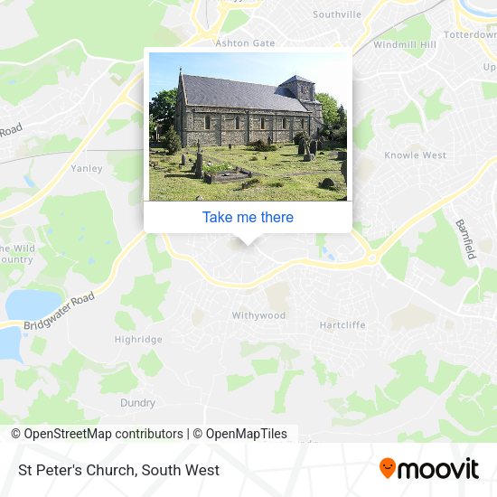 St Peter's Church map