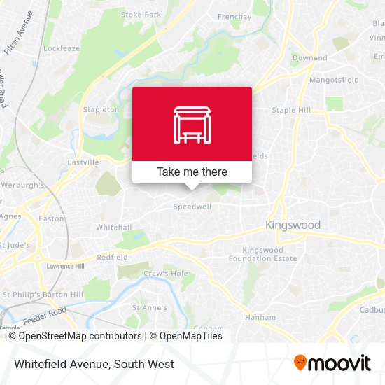 Whitefield Avenue map