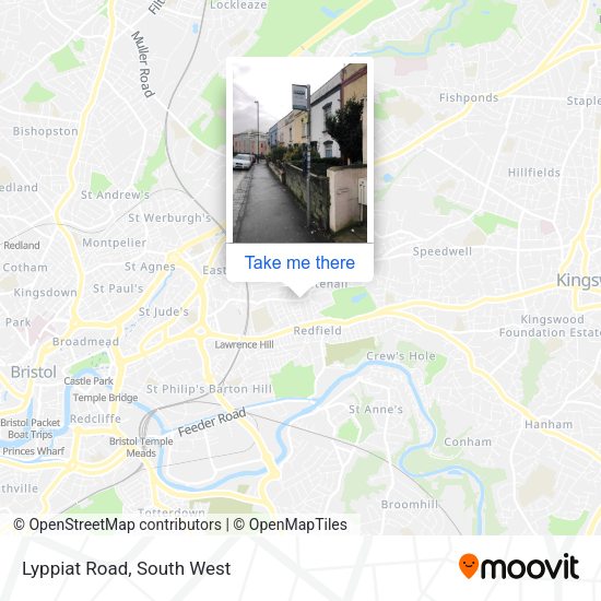 Lyppiat Road map
