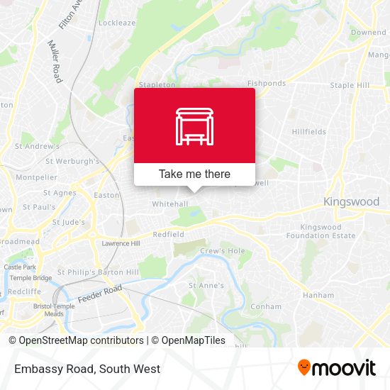 Embassy Road map