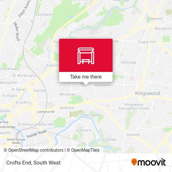 Crofts End map