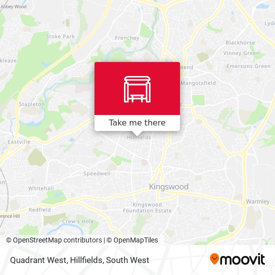 Quadrant West, Hillfields map