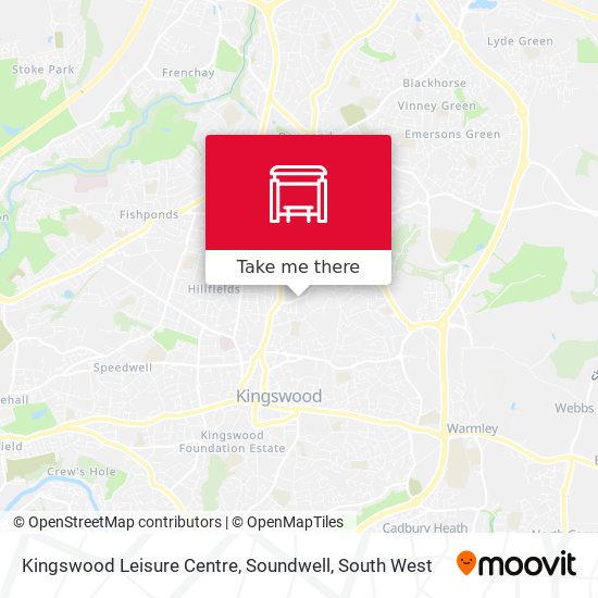 Kingswood Leisure Centre, Soundwell map