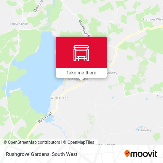 Rushgrove Gardens map