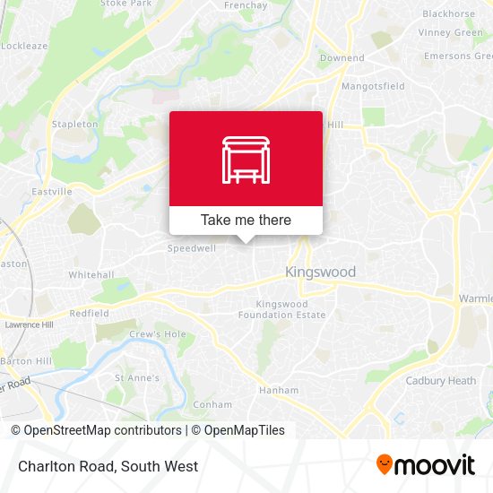 Charlton Road map