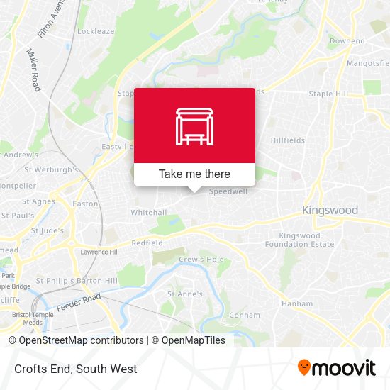 Crofts End map
